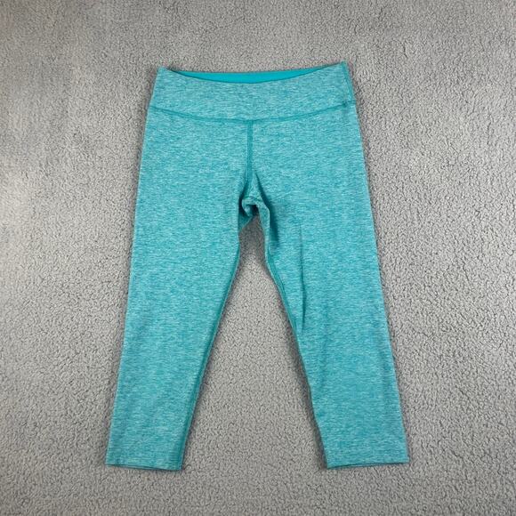 Beyond Yoga Women's Large Green 18.5in Inseam Capri Leggings - Picture 1 of 9